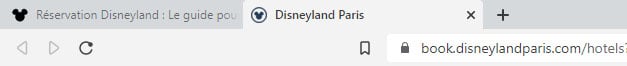 due schede di prenotazione per Disney