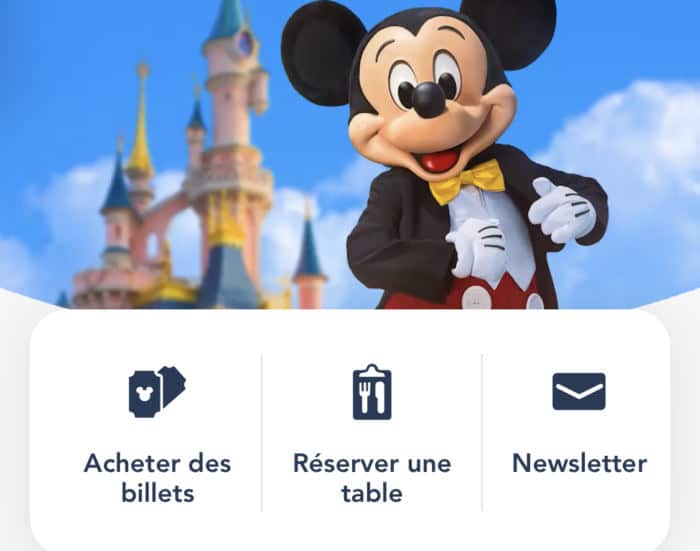 plateforme réservation Disneyland paris