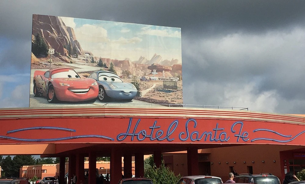 Hotel Disney Santa Fe sur le thème de Cars