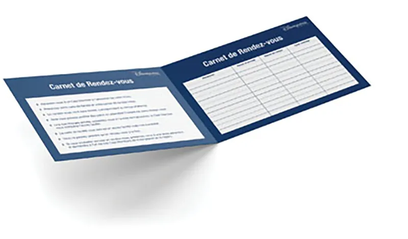 Carnet de rendez vous pour la carte priorité