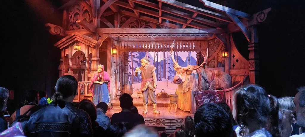 Spectacel Reine des Neiges à Disneyland Paris, adapté pour les bébés