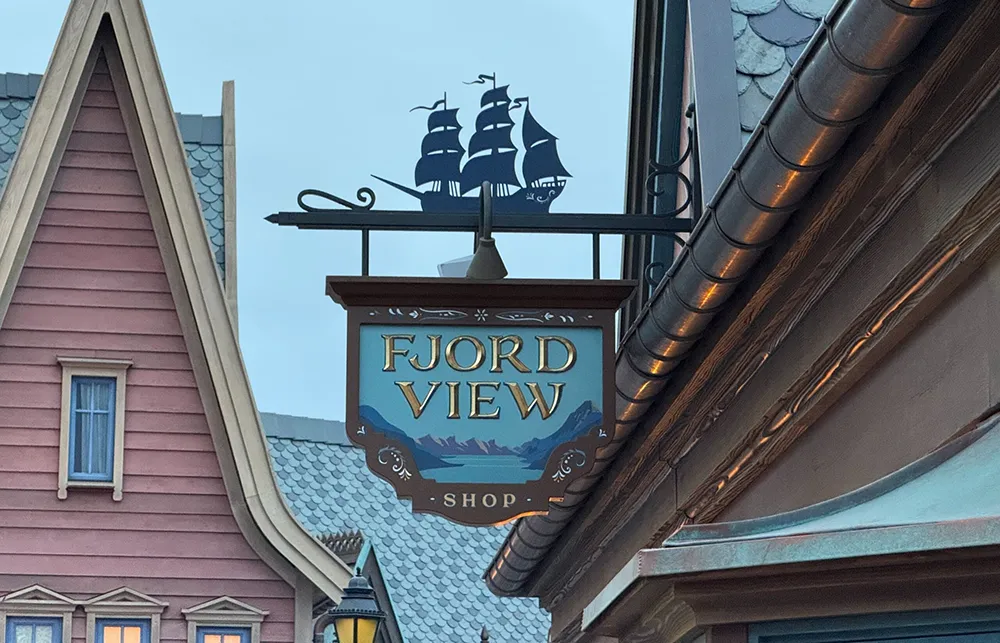 entrée boutique land Reine des Neiges