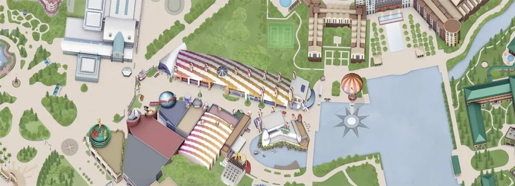 plan 2025 du Disney Village
